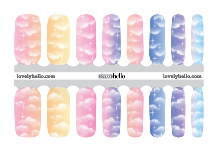 Cloud 9 Nail Wraps