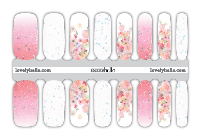 Floral Enchantments Nail Wrap