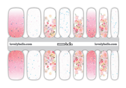 Floral Enchantments Nail Wrap