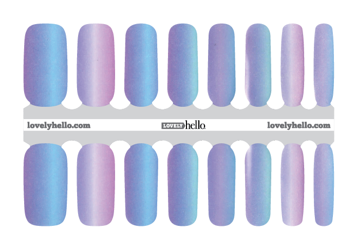 Cotton Candy Ombre Nail Wrap