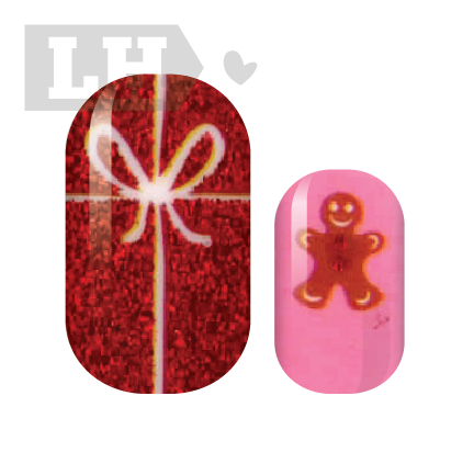 Merry Pink-mas Nail Wraps