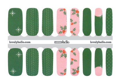 Under the Mistletoe Nail Wraps