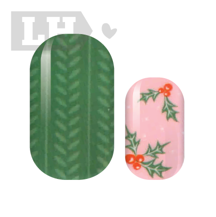 Under the Mistletoe Nail Wraps