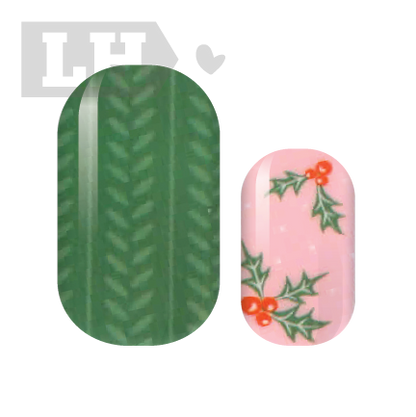 Under the Mistletoe Nail Wraps