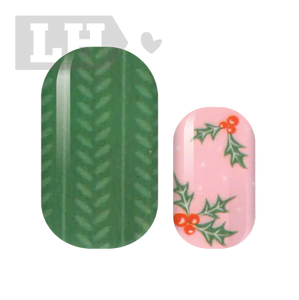 Under the Mistletoe Nail Wraps