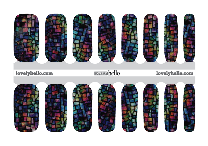 Night Glass Nail Wraps