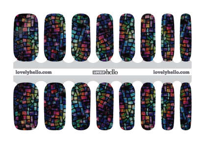 Night Glass Nail Wraps