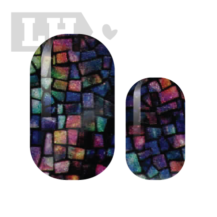 Night Glass Nail Wraps