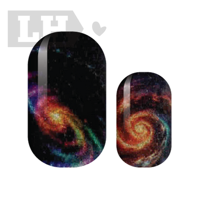 Evening Galaxy Nail Wraps