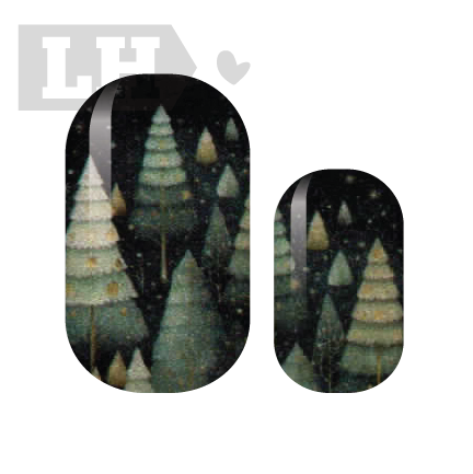 Evening Woods Nail Wraps