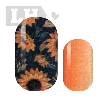 Autumn Sunflowers Nail Wraps