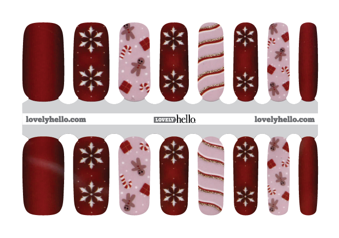 Ginger Snap Treats Nail Wraps