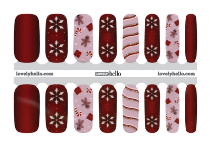 Ginger Snap Treats Nail Wraps