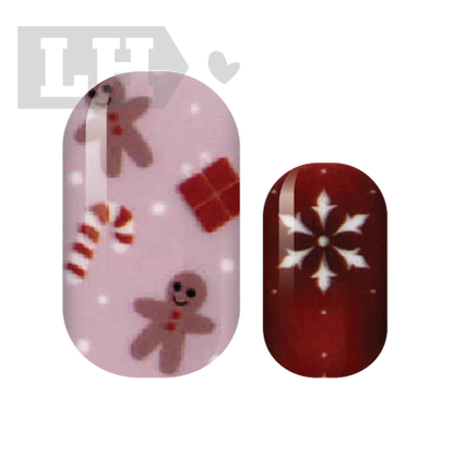 Ginger Snap Treats Nail Wraps