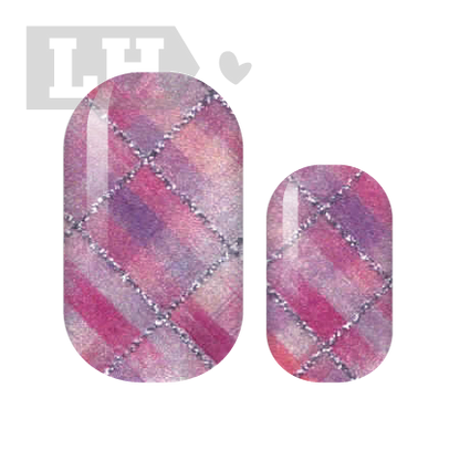 Plum, Pink &amp; Plaid Nail Wraps