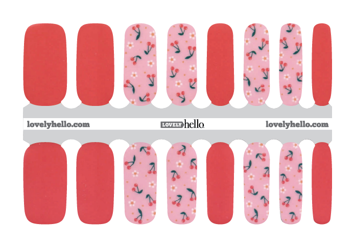 Cherry Vibes Nail Wraps