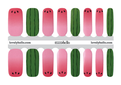 Juicy Melon Nail Wraps