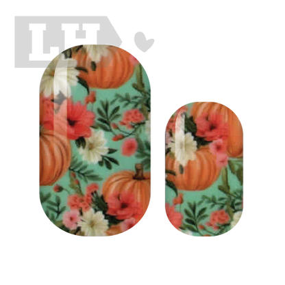 Forever Pumpkin Nail Wrap