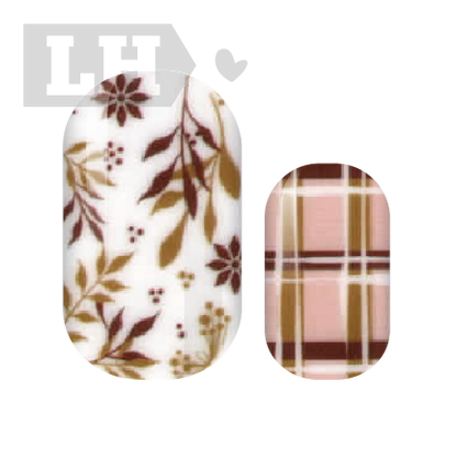 Fall Fabrics Nail Wrap
