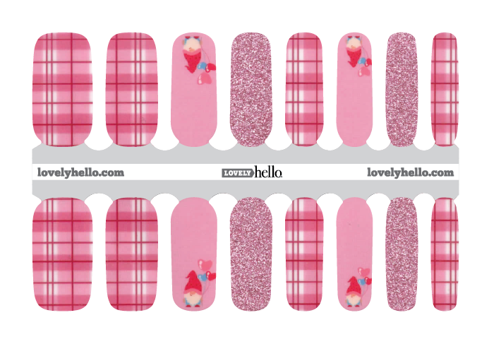 Gnome Love Nail Wraps
