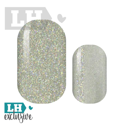 Disco Ivory Glam Nail Wraps