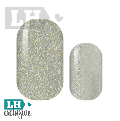 Disco Ivory Glam Nail Wraps