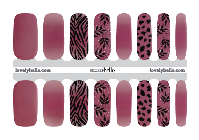 Pink Beauty Nail Wraps