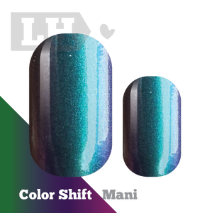 Dragonfly (Teal/Purple/Magenta) Color Shift Nail Wraps