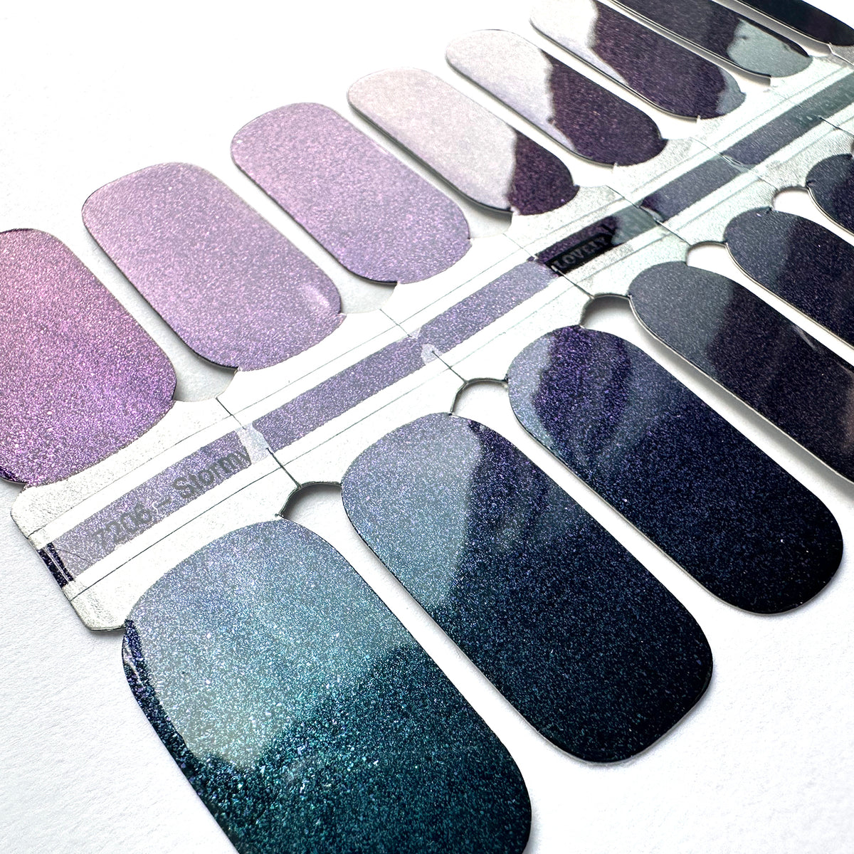 Mystic Storm (Forest/Purple) Color Shift Nail Wraps