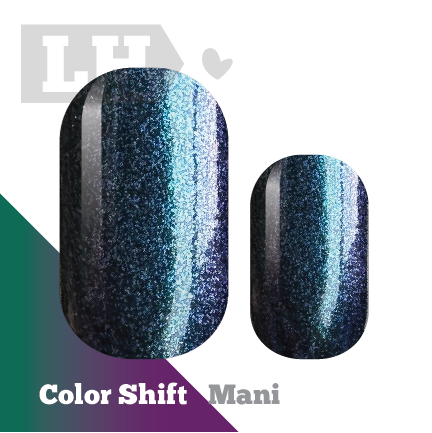 Mystic Storm (Forest/Purple) Color Shift Nail Wraps