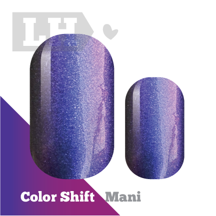 Spellbound(Purple/Blue/Red) Color Shift Nail Wraps