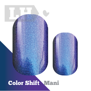 Dynamic (Blue/Purple) Color Shift Nail Wraps