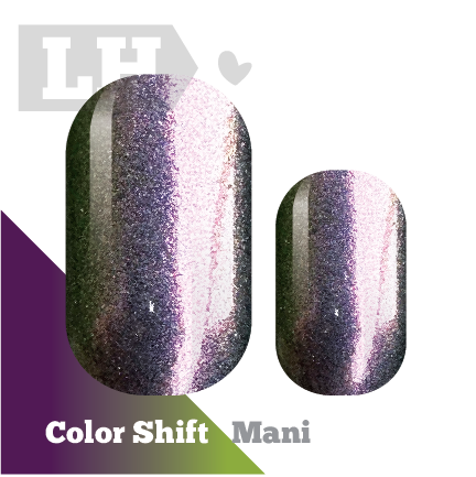 Wanderlust (Purple/Red/Green) Color Shift Nail Wraps