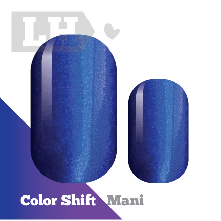Oceanic (Blue/Purple) Color Shift Nail Wraps