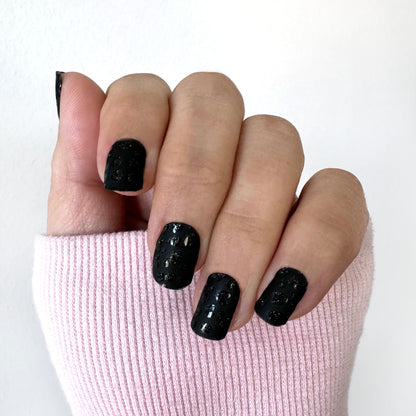 Black Leopard Nail Wraps