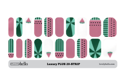 Disco Melon Nail Wraps
