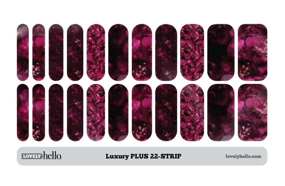 Stormy Wine Nail Wraps