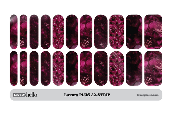 Stormy Wine Nail Wraps