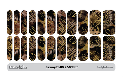 Gold Pen Floral Nail Wraps (Limited Edition)