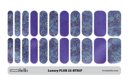 Aqua Paisley Nail Wraps (Limited Edition)