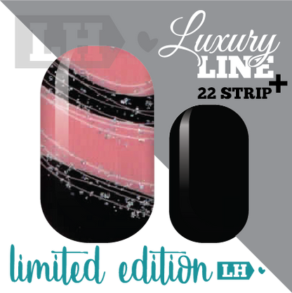 Blush &amp; Black Nail Wraps (Limited Edition)