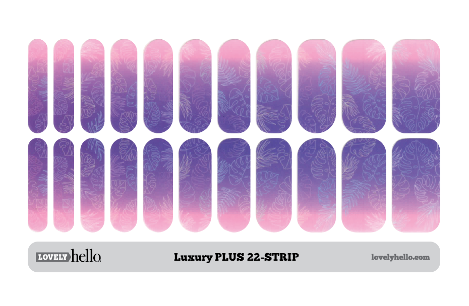 Tropical Ombre Nail Wraps