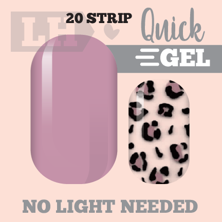 Pink Cat Quick Gel Nail Wraps