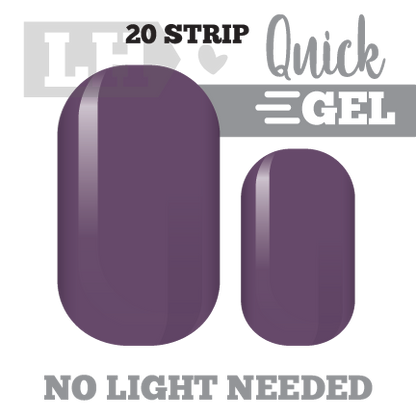 Cyber Grape Quick Gel Nail Wraps