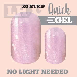 Lavender Opal Quick Gel Nail Wraps