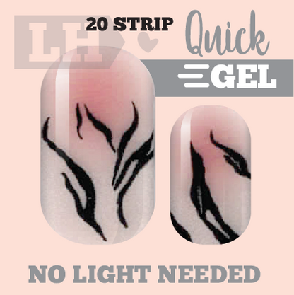 Blush Tigress Quick Gel Nail Wraps