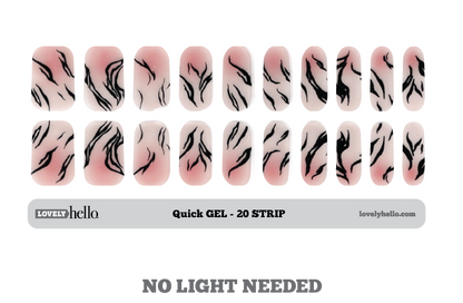 Blush Tigress Quick Gel Nail Wraps