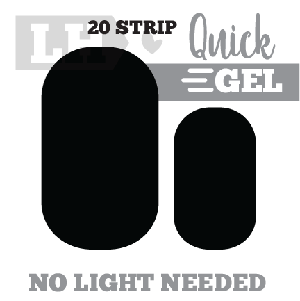 Obsidian (Matte) Quick Gel Nail Wraps