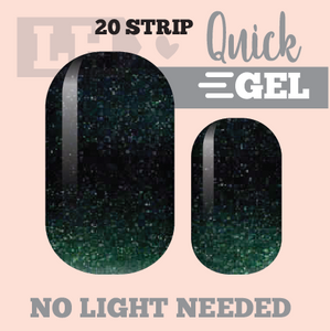 Midnight Storm Quick Gel Nail Wraps