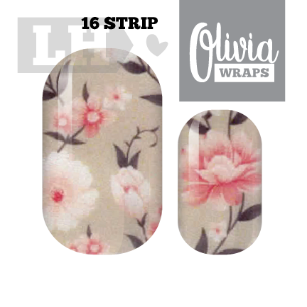 Au Natural Floral Nail Wraps